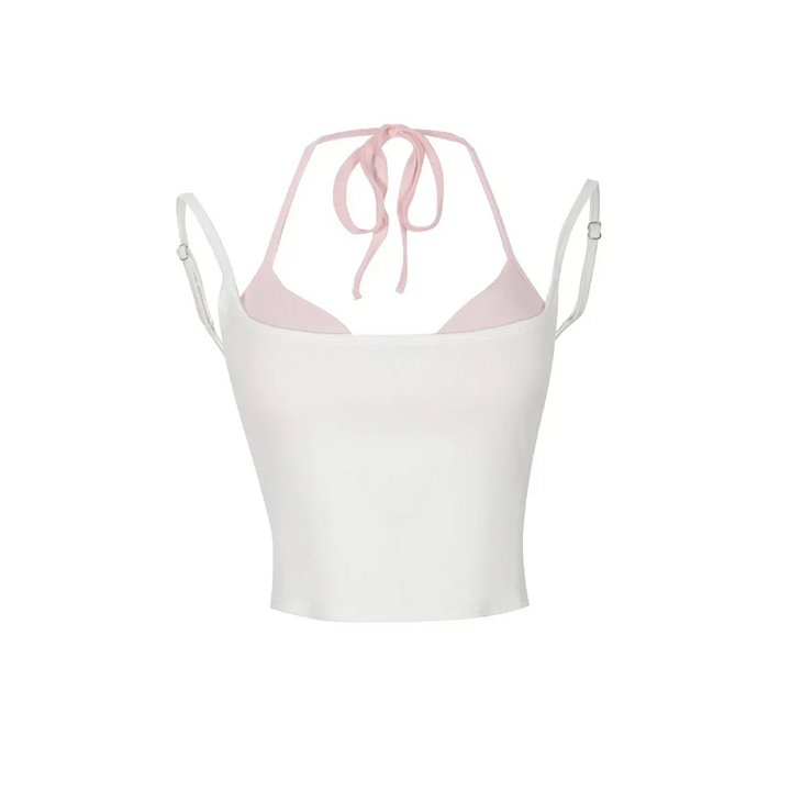 Halter Crop Top Set – Harajuku Y2K Kawaii Cami
