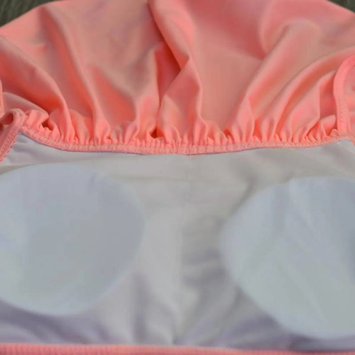 High Waist Halter Bikini Set