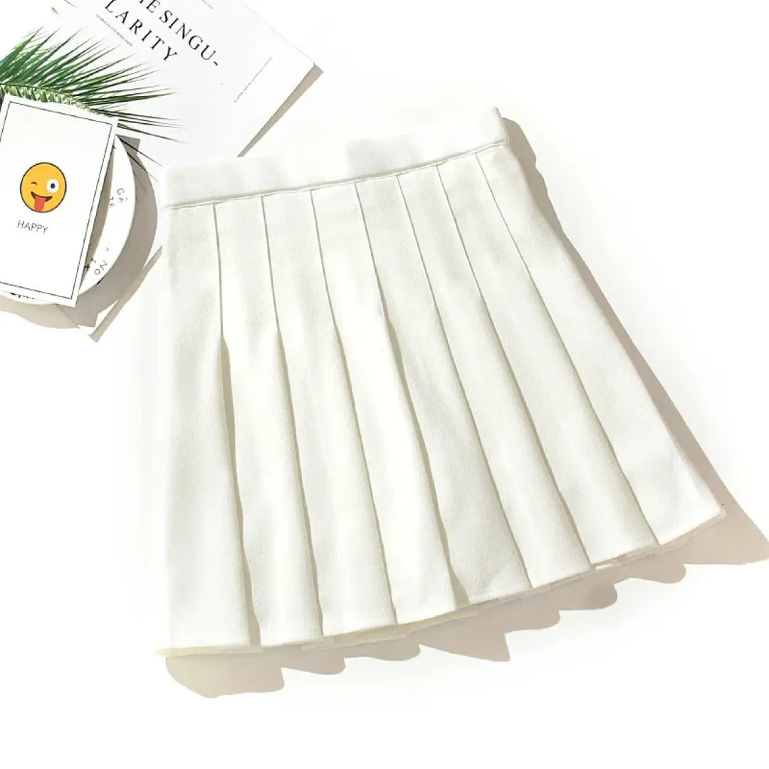 High Waist Pleated Skirt – Kawaii Harajuku Lolita Sailor Style