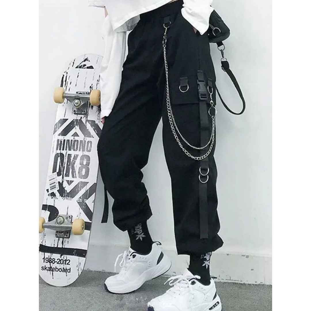 High Waist Streetwear Pants