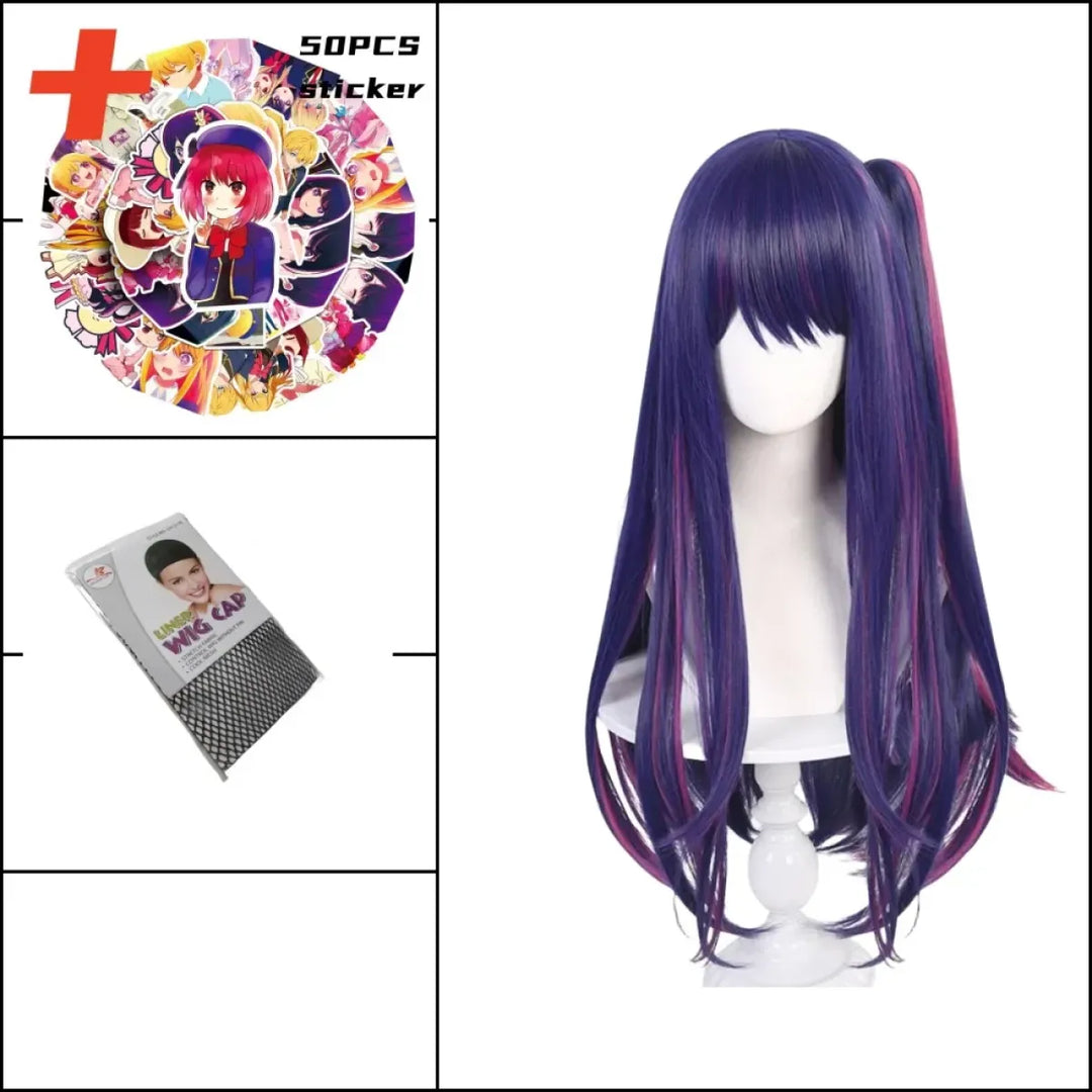 OSHI NO KO Ai Hoshino Cosplay Costume - Lolita Pink Uniform Dress