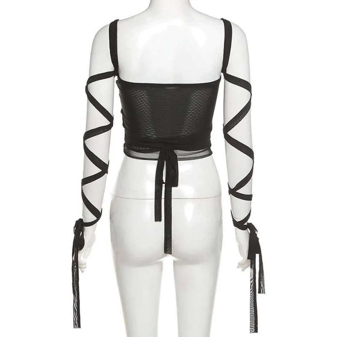 Dark Ice Punk Lace Camis