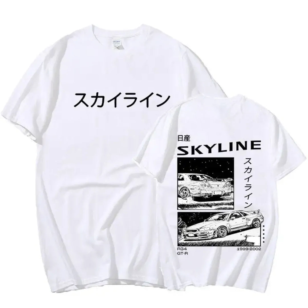 Vintage Initial D Tee – Retro Racing Car Enthusiast Shirt