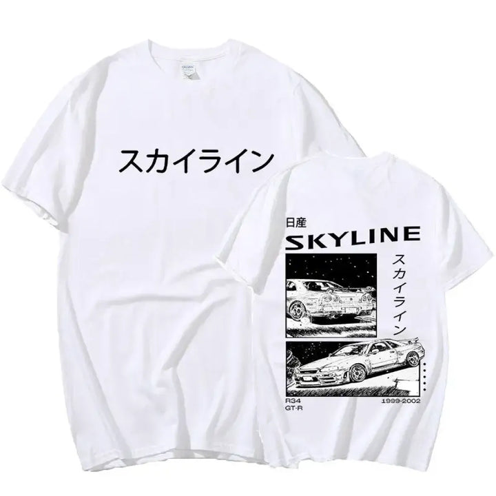 Vintage Initial D Tee – Retro Racing Car Enthusiast Shirt