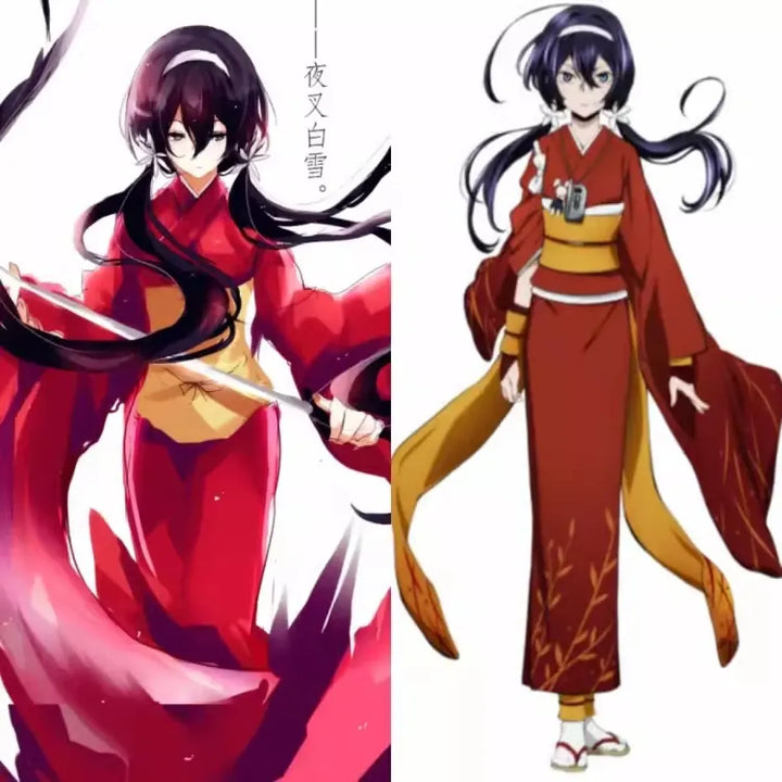 Izumi Kyouka Cosplay Costume – Bungou Stray Dogs Kimono with Wig