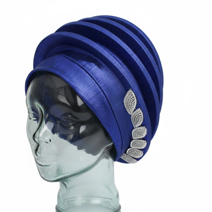 Ready to Wear Blue Gele Turban