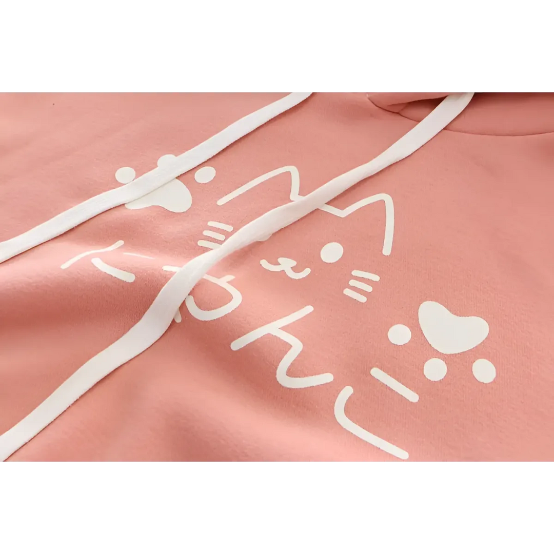 Japanese Cats Harajuku Hoodie – Special Edition