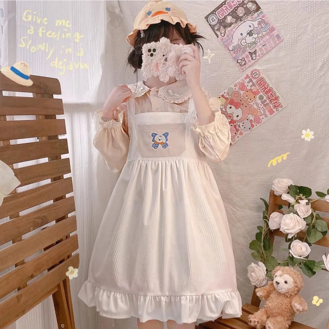 Lolita Dress With Puppy Bowknot
