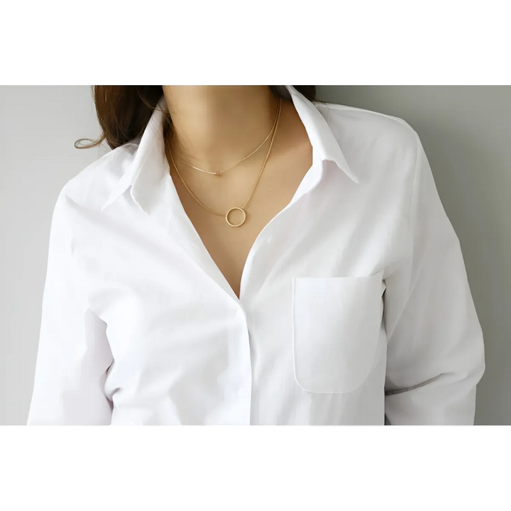 White Summer Blouse