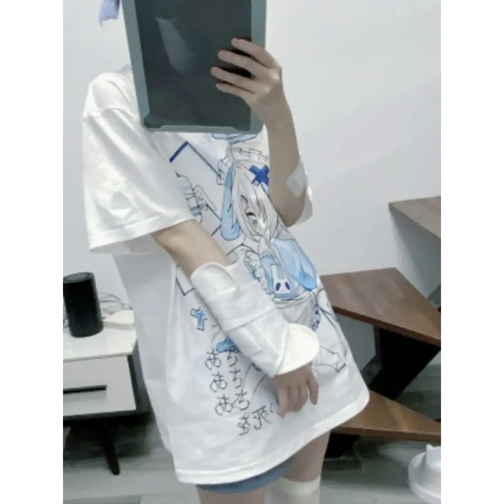Harajuku Kawaii Anime Oversized Tee
