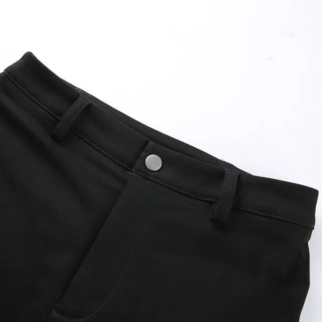 Hollow Out Punk Shorts