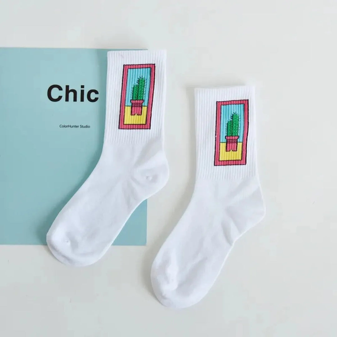 Moon Milk Kawaii Socks