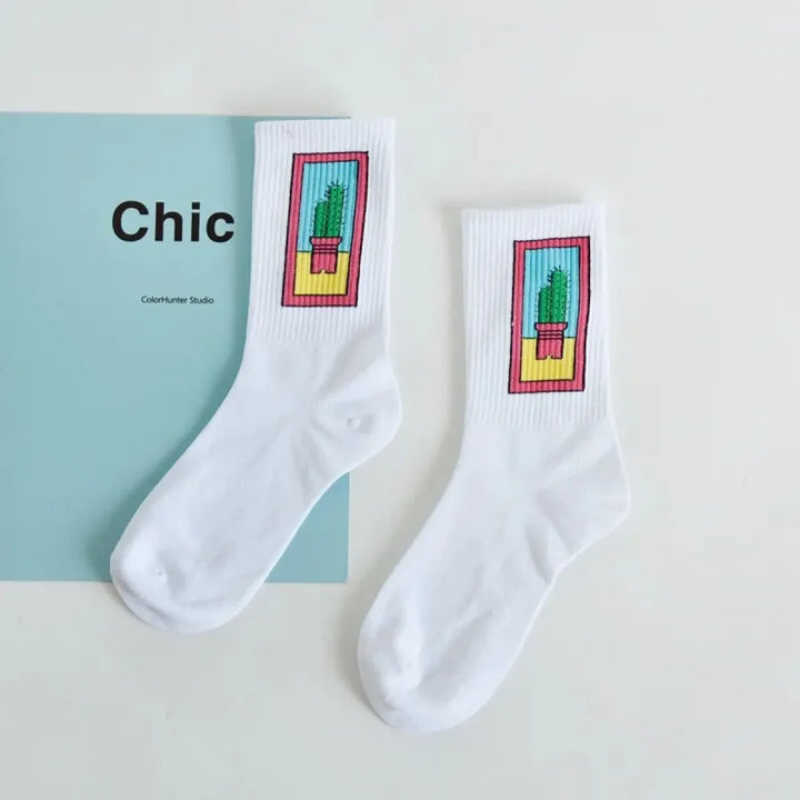 Moon Milk Kawaii Socks