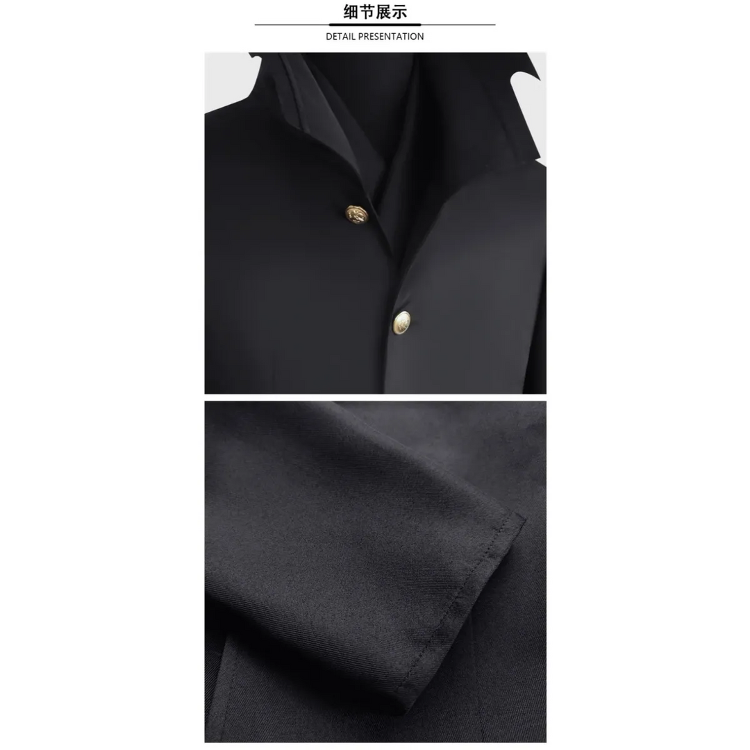 Dandadan Ken Takakura Okarun Cosplay – Black Uniform with Wig & Glasses