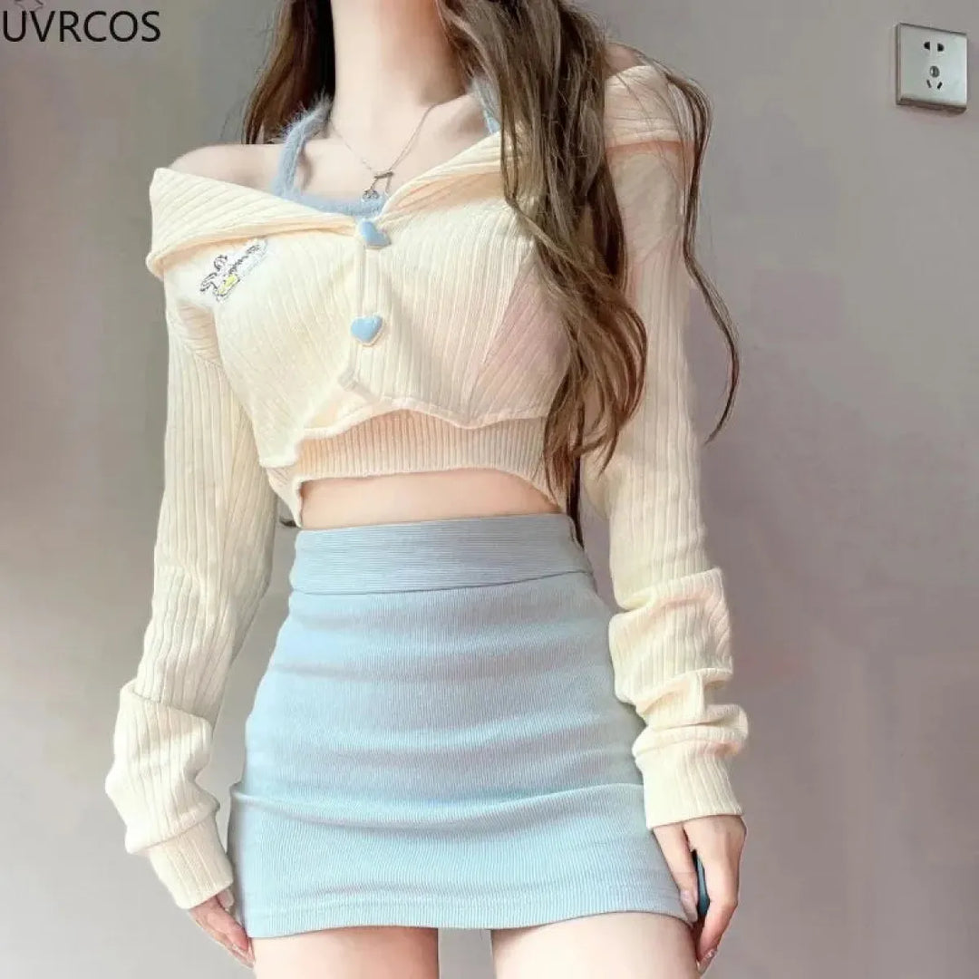 Knit Teddy Outfit