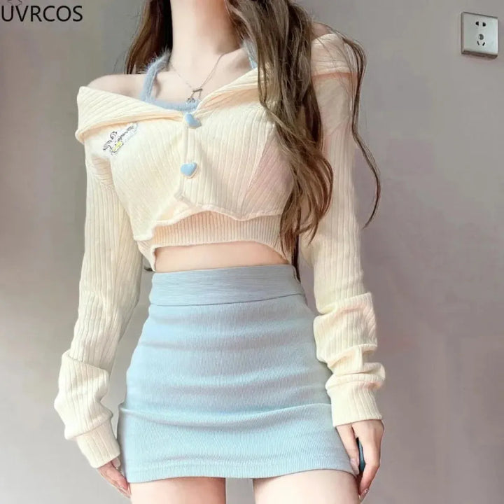 Knit Teddy Outfit