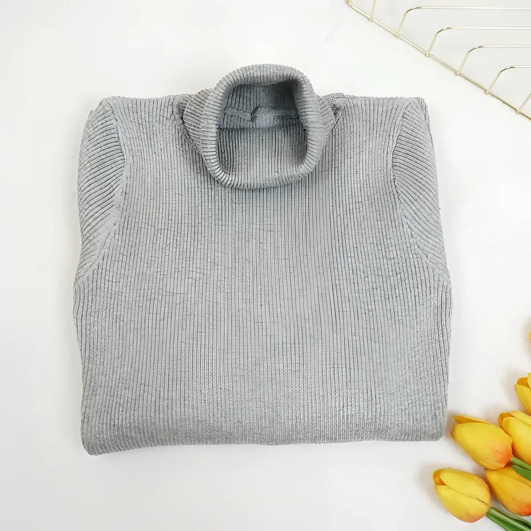 Knitted Turtleneck Dress