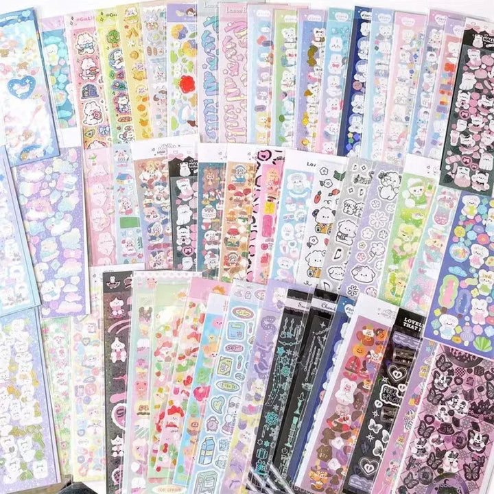 Korean Kawaii Sticker Pack - Laser-Cut for Albums & DIY
