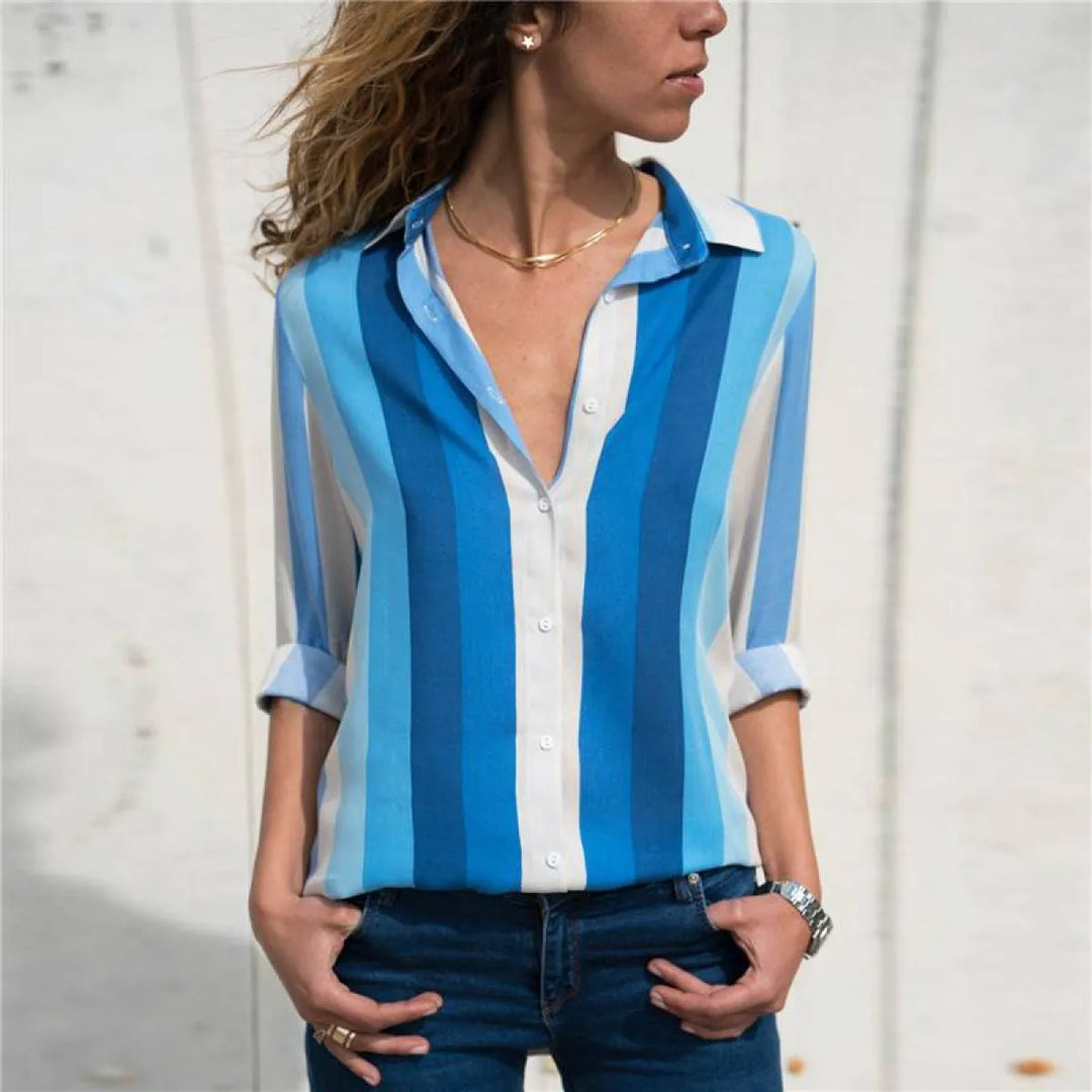 Korean Office Chiffon Blouse