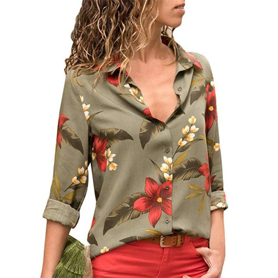 Korean Office Chiffon Blouse