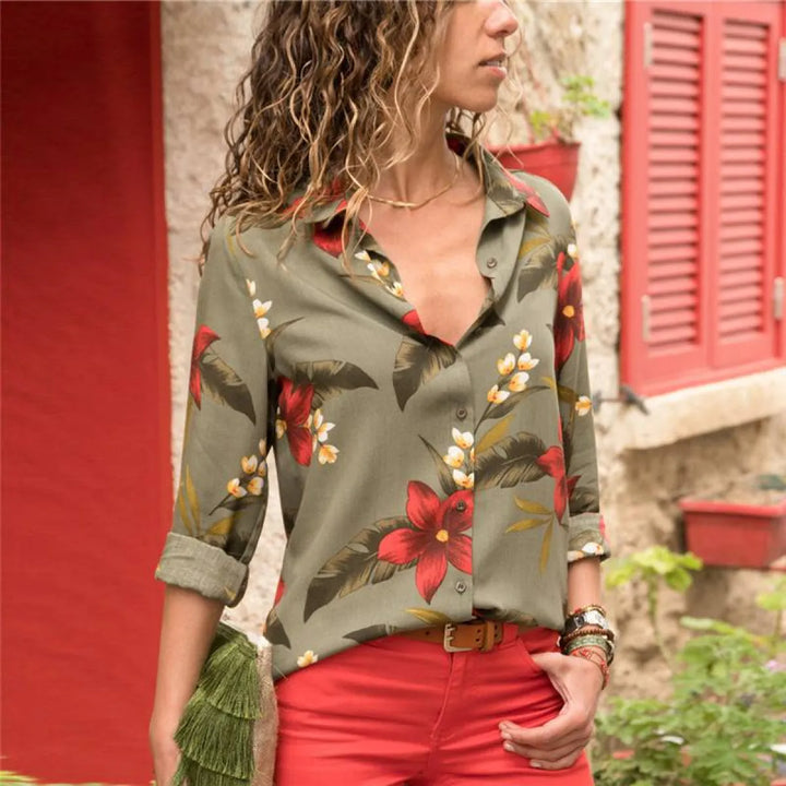 Korean Office Chiffon Blouse
