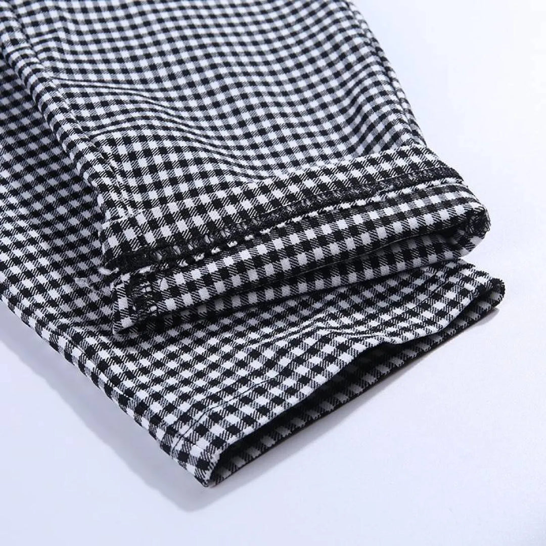 Korean Plaid Pants