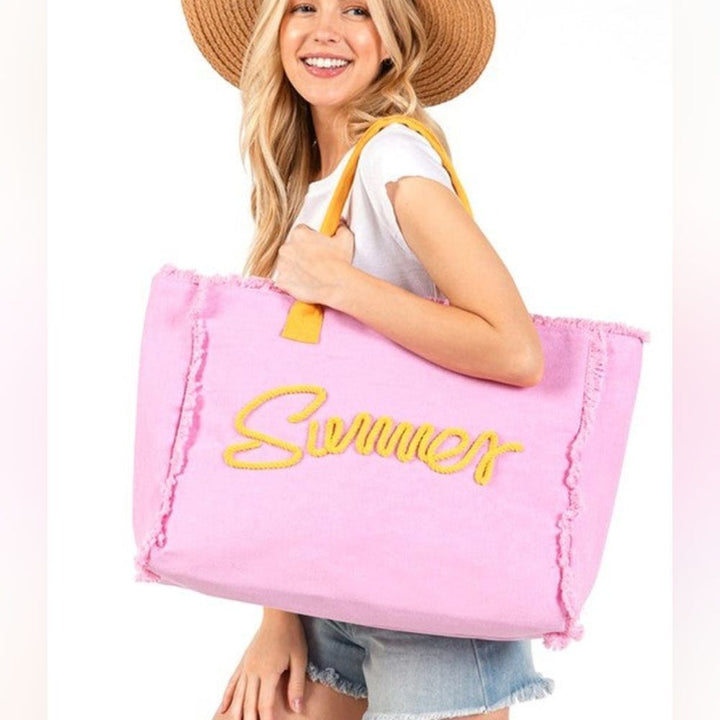 SUMMER Fringe Oversized Fashion Tote