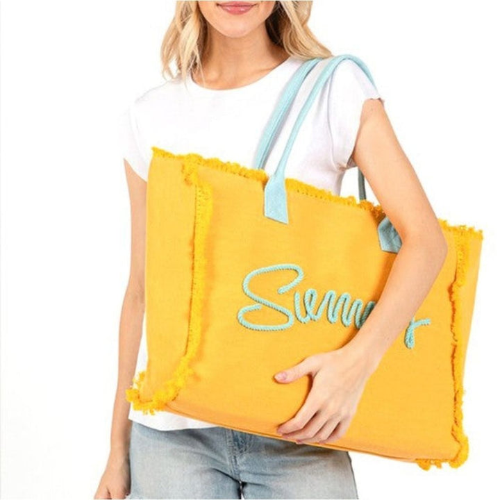 SUMMER Fringe Oversized Fashion Tote
