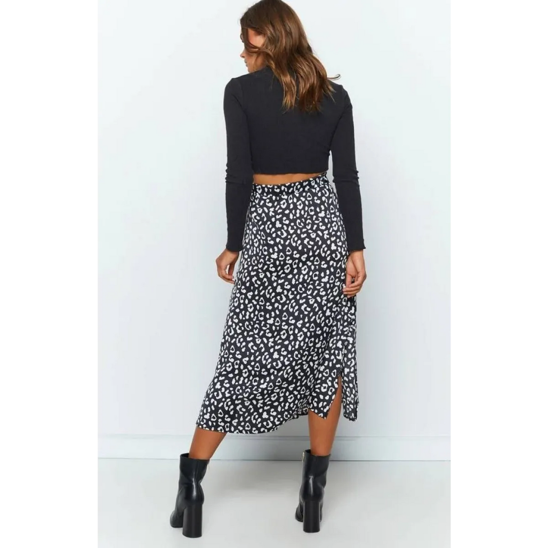 Sexy Leopard Wrap Skirt
