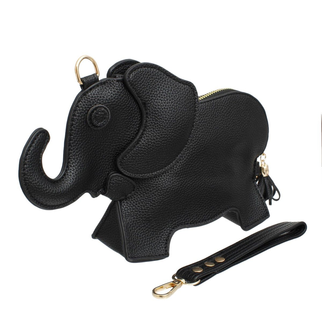 Bag Black Elephant Crossbody Clutch for Women