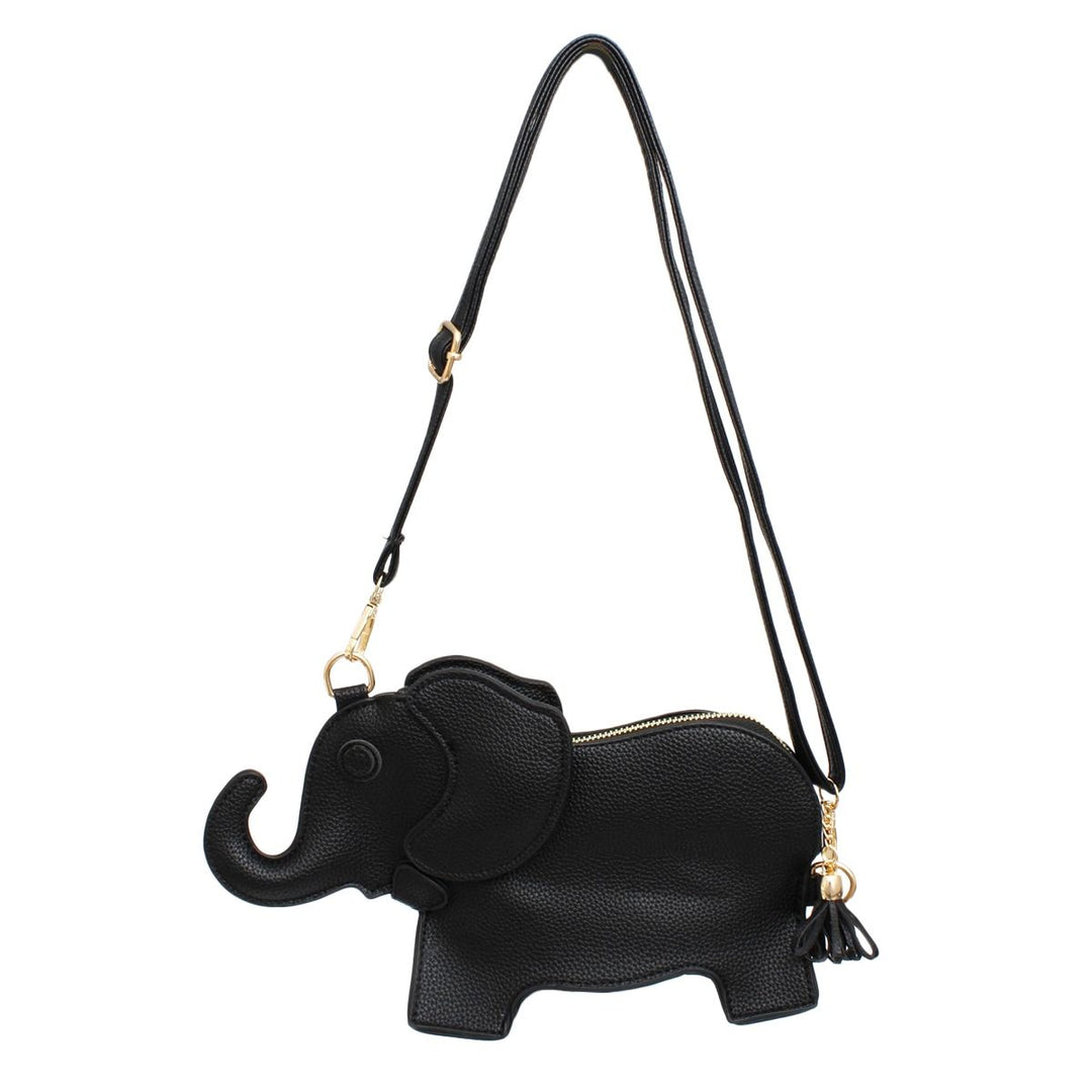 Bag Black Elephant Crossbody Clutch for Women