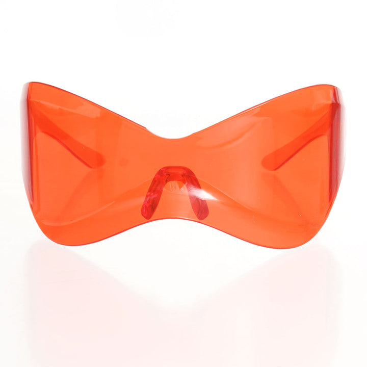 Sunglasses Mask Wrap Red Eyewear for Women