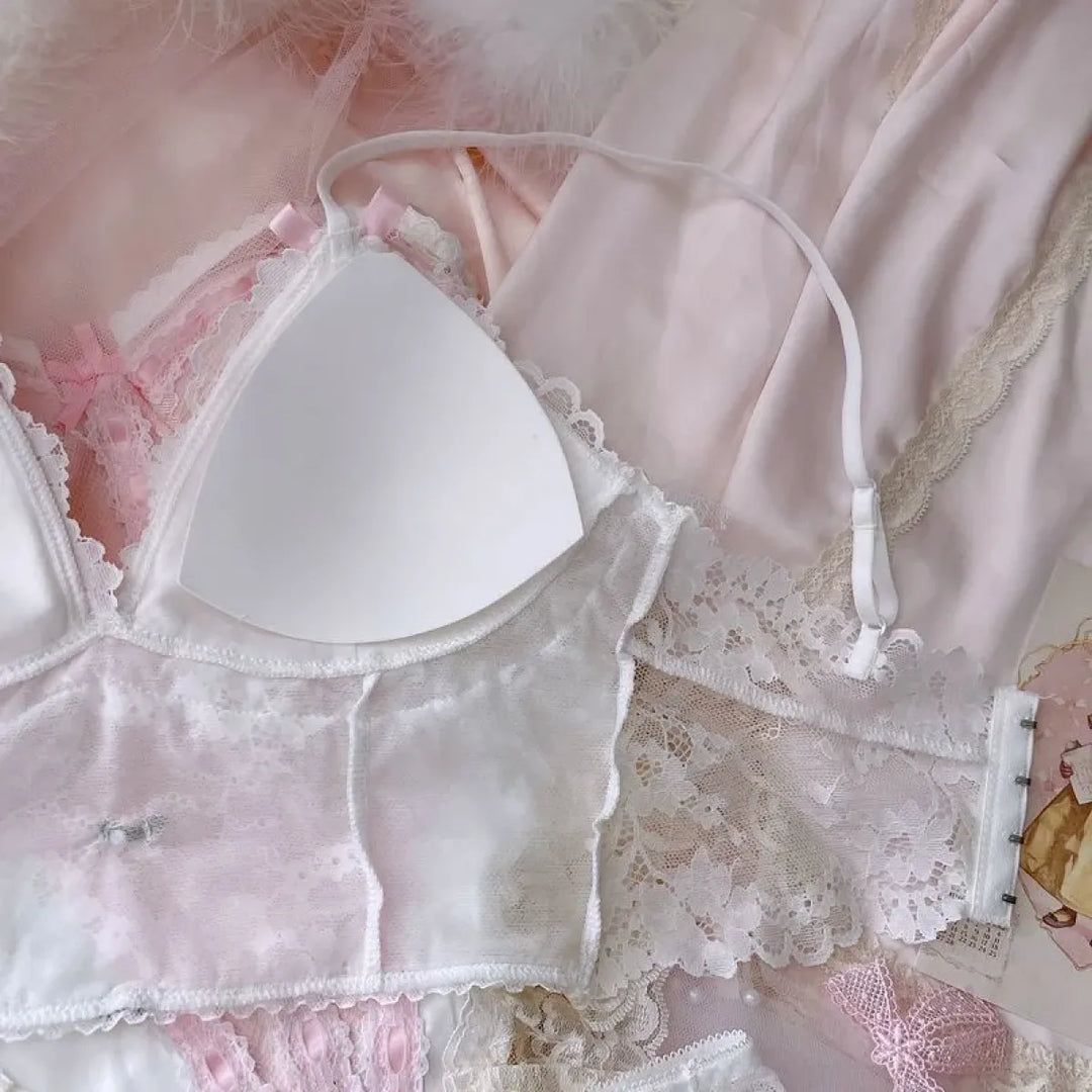 Sweet Lace Bow Lingerie Set