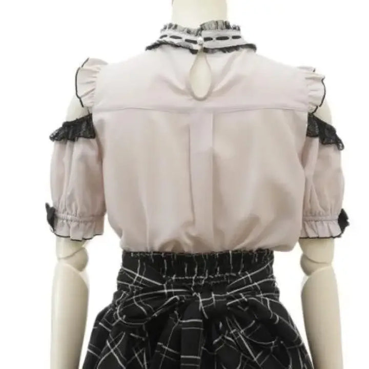 Lolita Lace Bow Off Shoulder Blouse