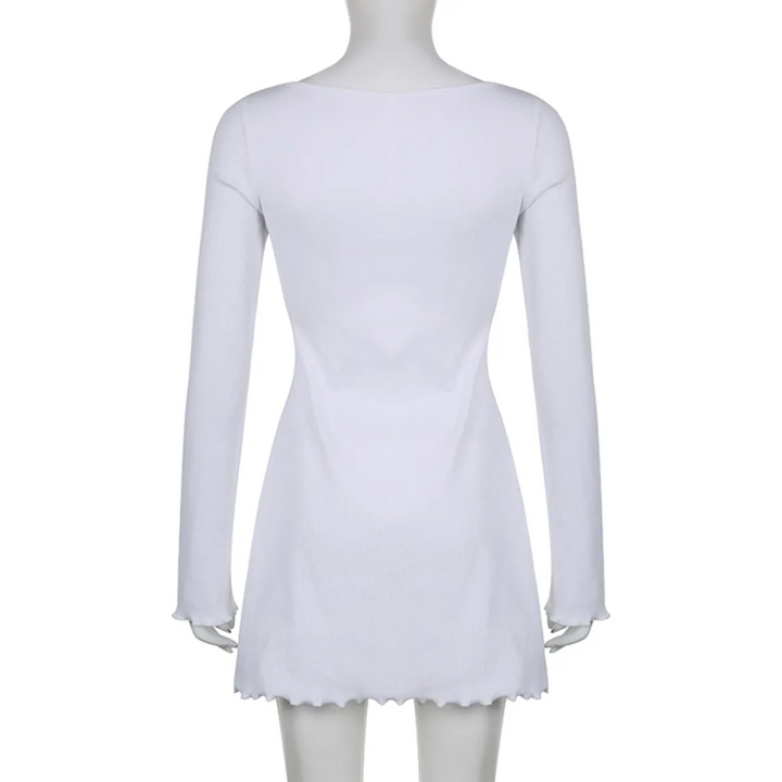 Solid Casual Knitted Dresses