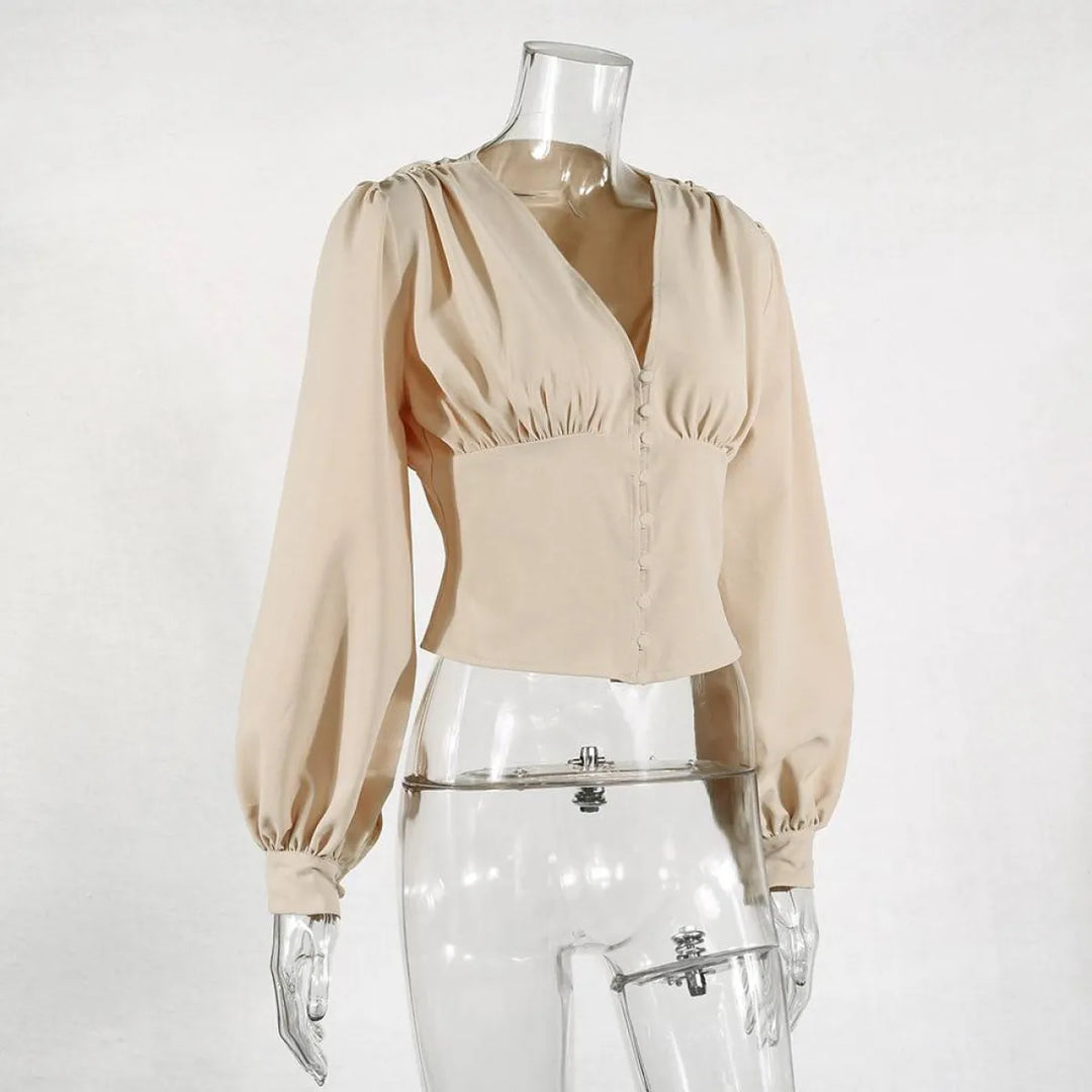 Long-sleeved Korean Blouse