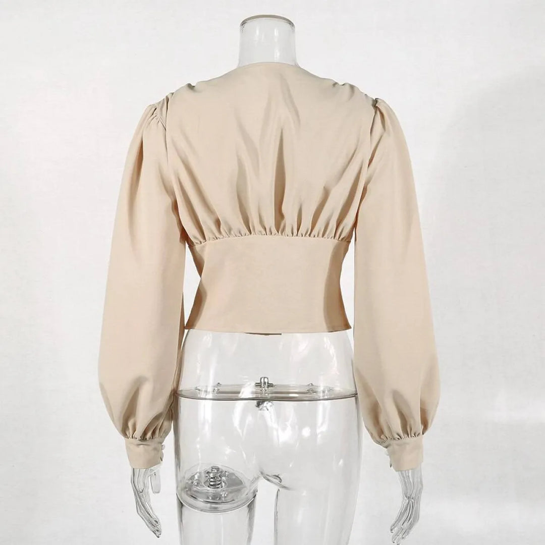 Long-sleeved Korean Blouse