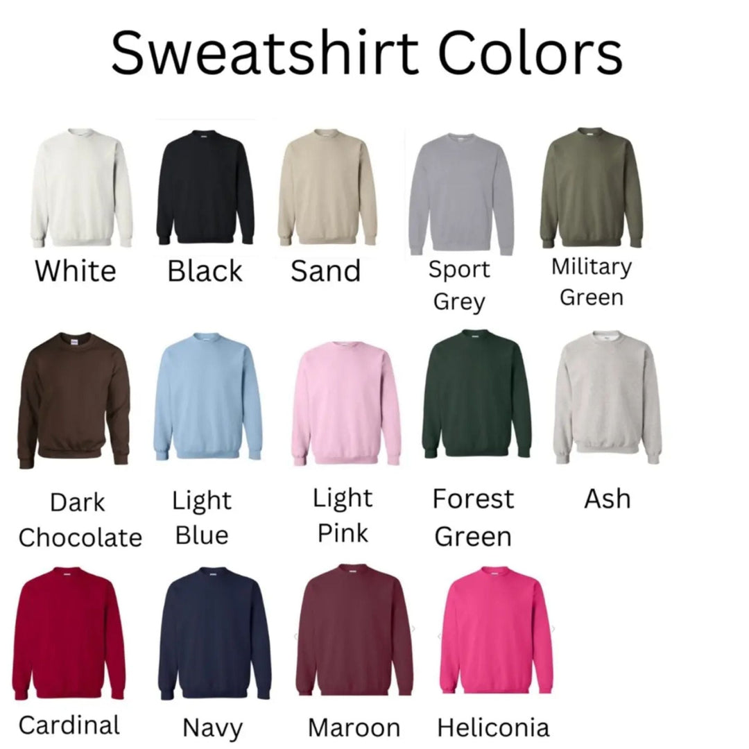 "She's from Texas" Embroidered Sweatshirt – Texas Outline & Heart Design Crewneck