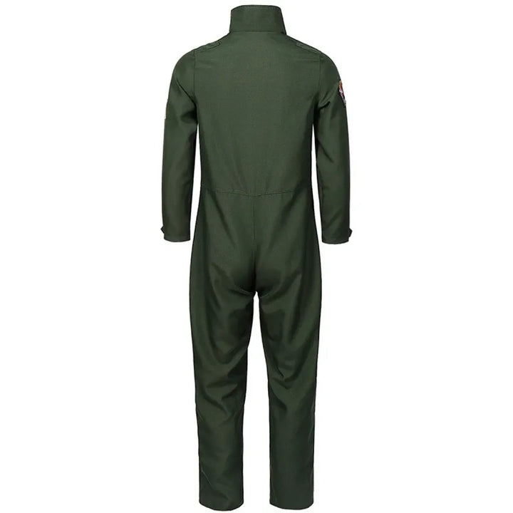 Top Gun Maverick Flight Suit – Pilot Cosplay Costume with Glasses