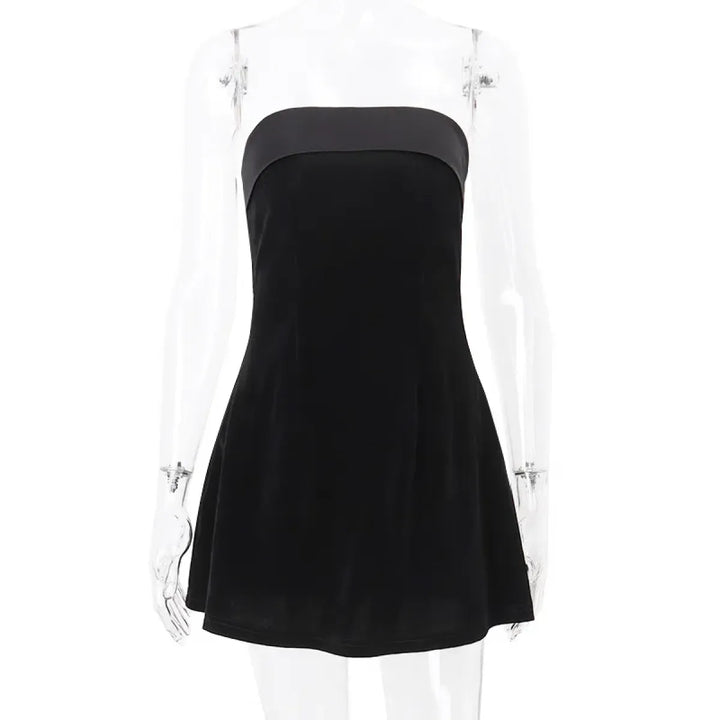 Elegant Velvet Mini Dress