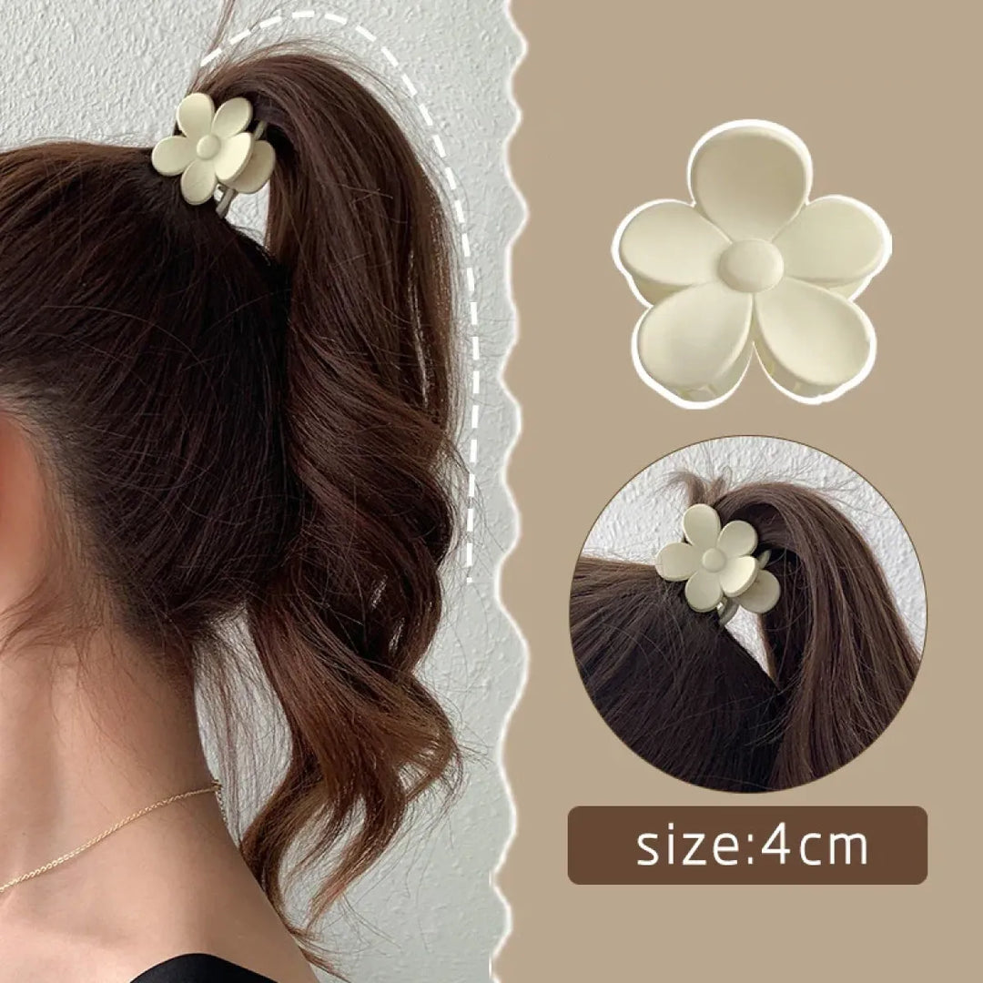 Gold Pearl Rhinestone Mini Hair Clip