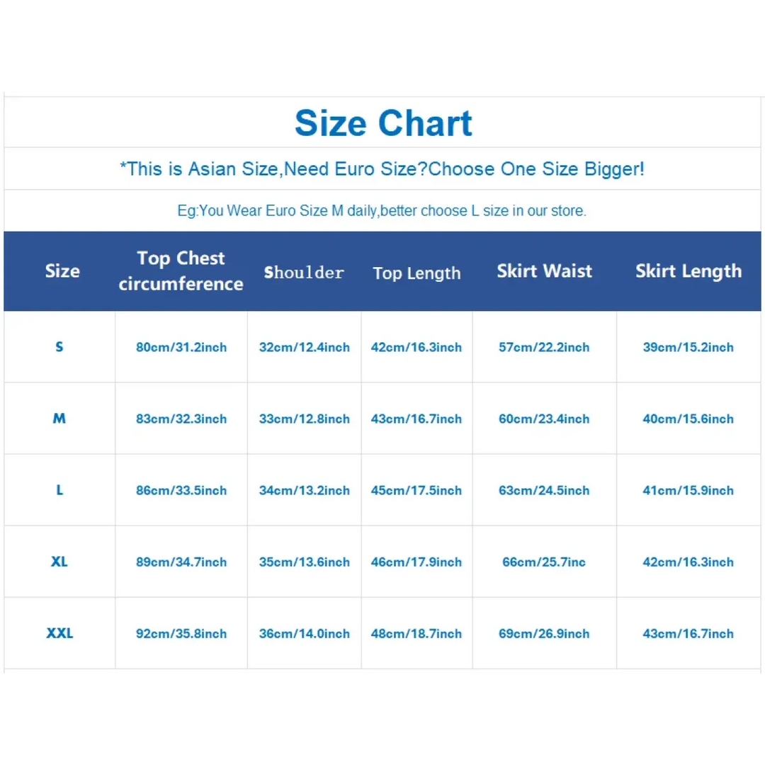 Takerlama RCH Printed Cheerleader Uniform Bring it On Cosplay Women's Fancy Dress Tank Top Mini Skirt Halloween Costume Clothes
