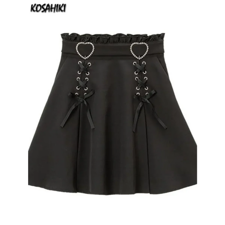 Harajuku Slim Fit Mini Skirt
