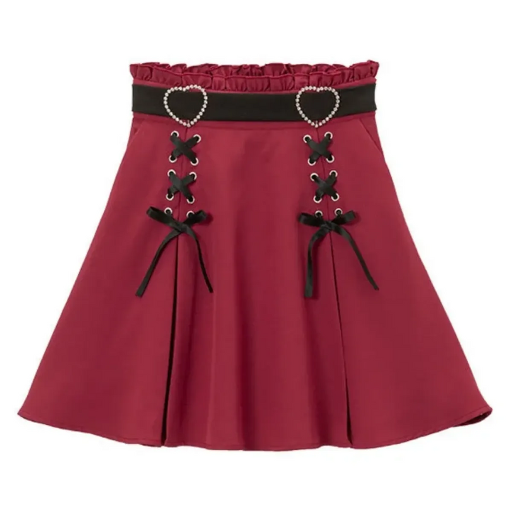Harajuku Slim Fit Mini Skirt
