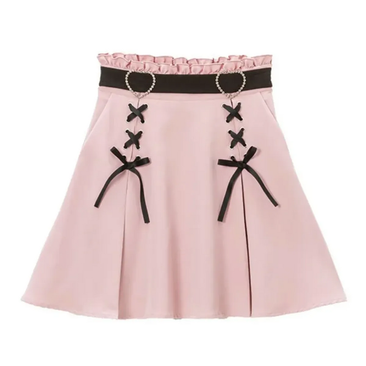 Harajuku Slim Fit Mini Skirt
