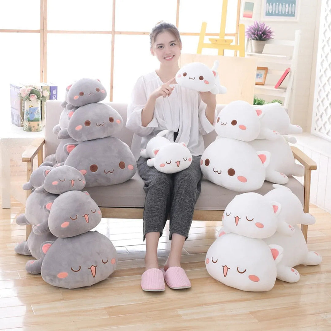 Mochi Mochi Peach Cat Plush