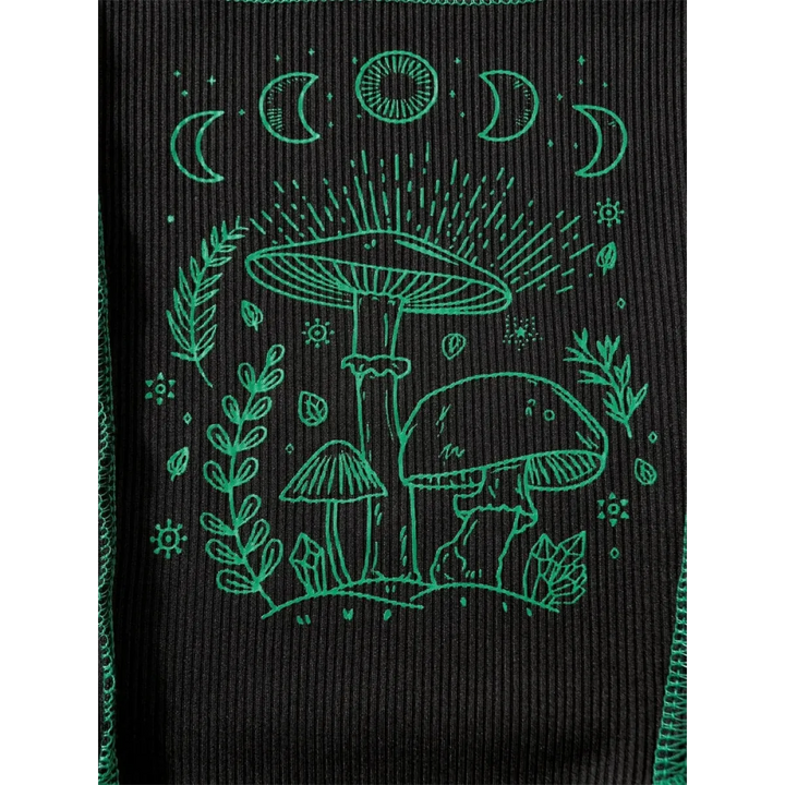Mystical Mushroom Corset Tank