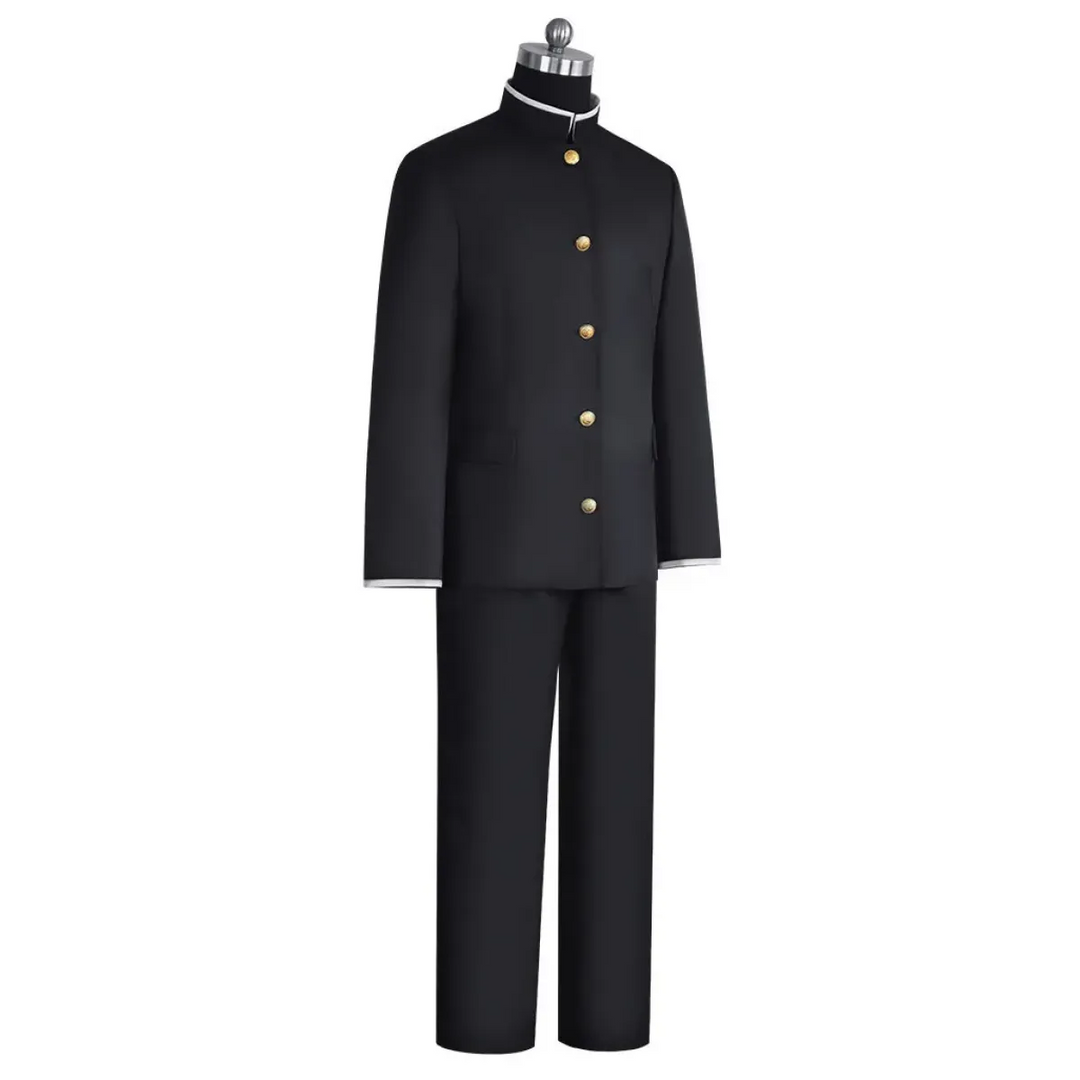 Ken Takakura Cosplay Costume – Dandadan School Uniform with Glasses