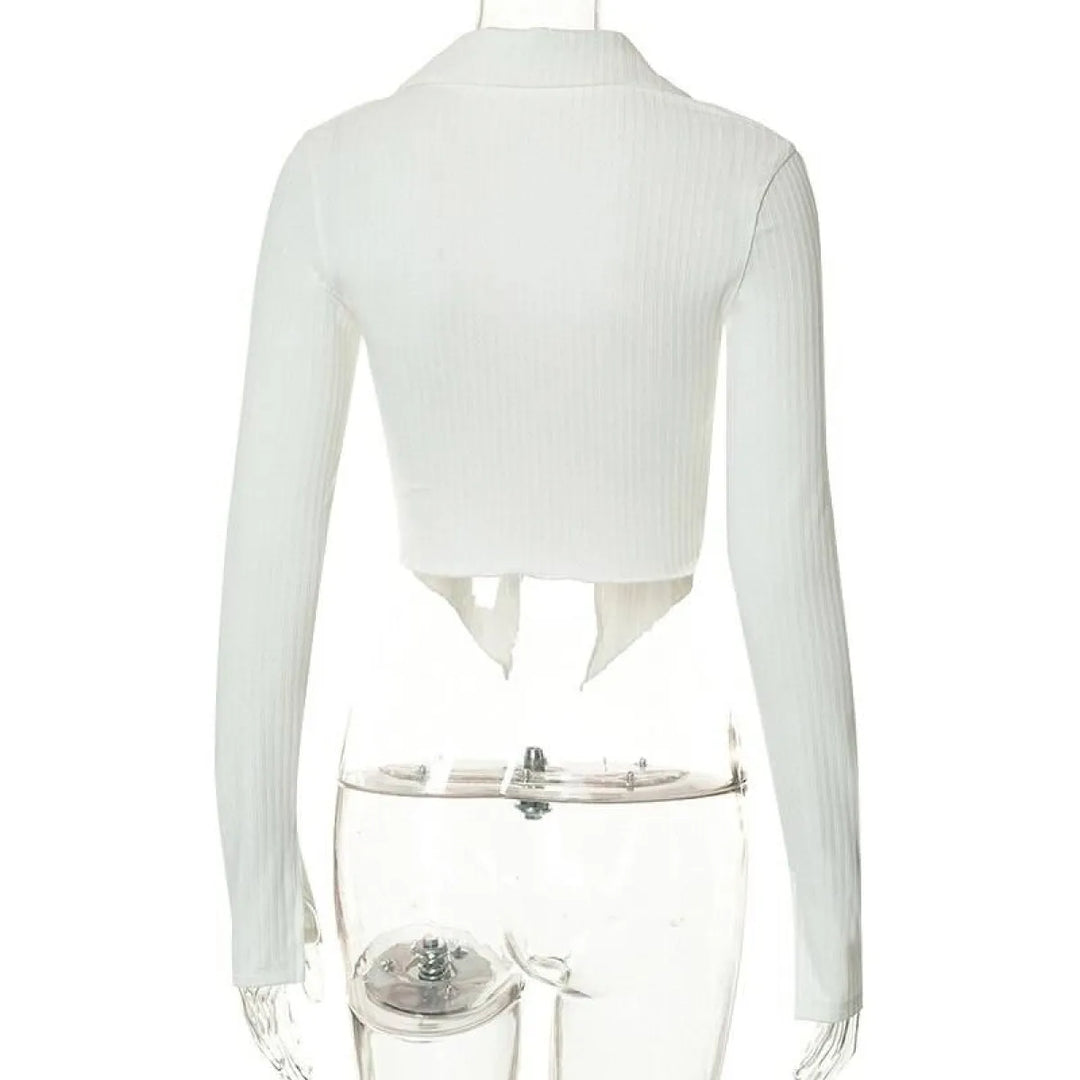 Open Shoulder Chinese Style Blouses