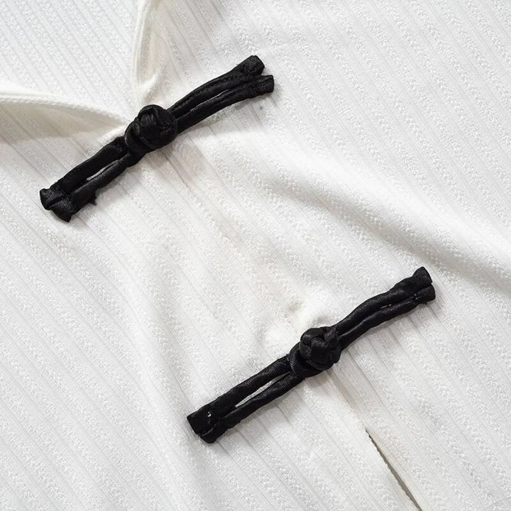 Open Shoulder Chinese Style Blouses